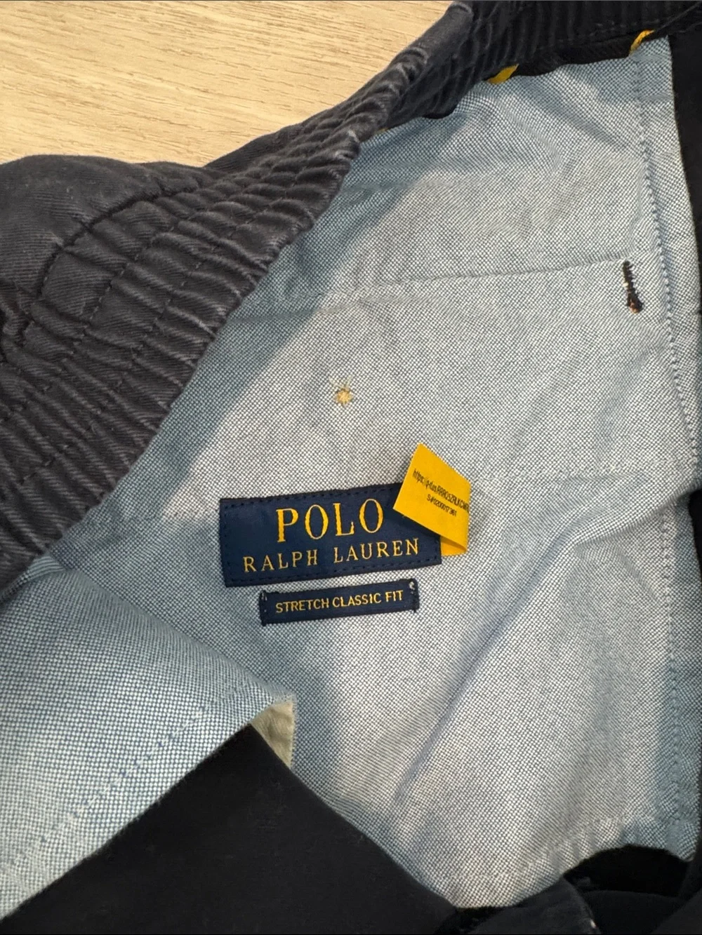 Polo by Ralph Lauren Navy Cotton Drawstring Athletic Shorts